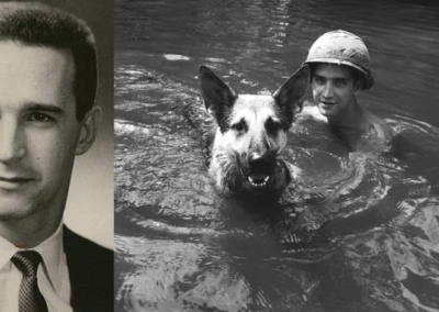 Ronald Tammen and Dog Handler